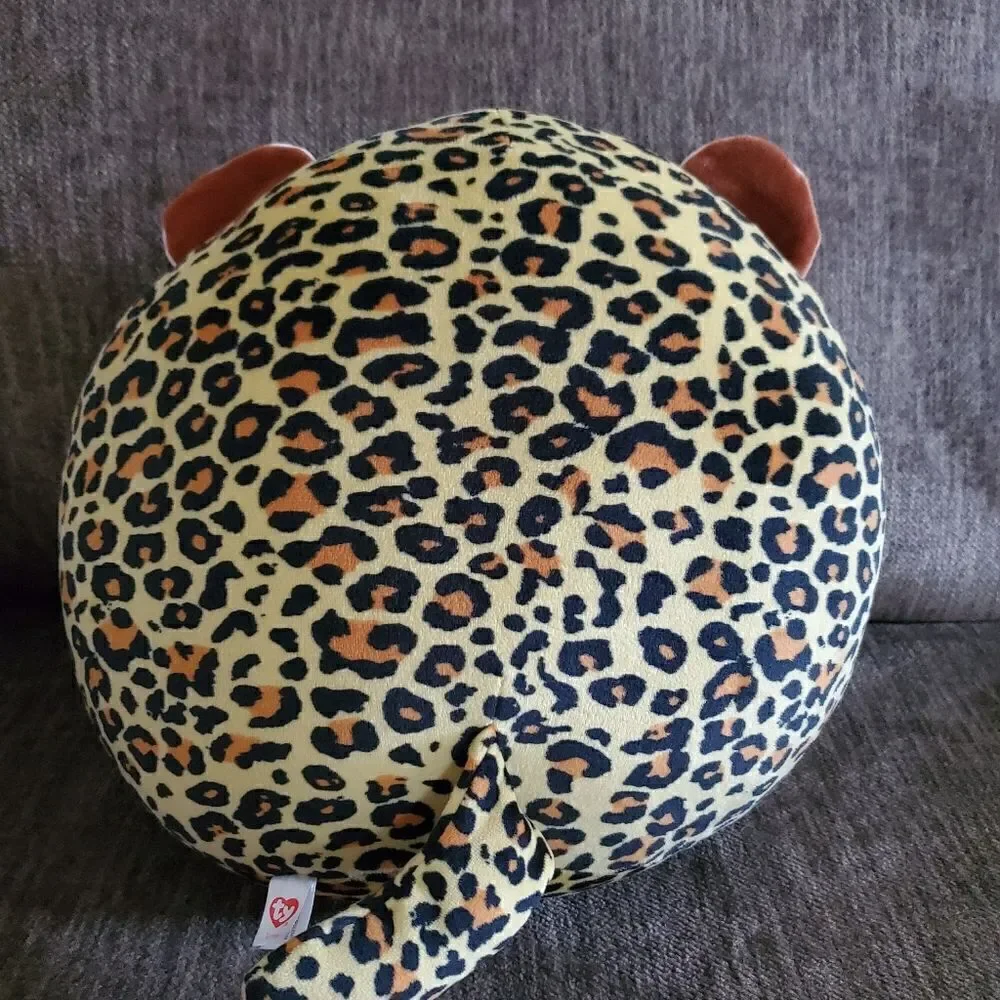 NWT Squish a Boo TY Livvie the Leopard